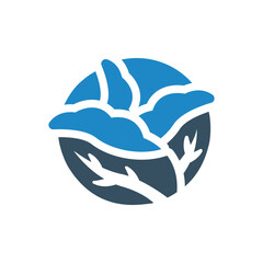 green  cabbage or salad icon vector illustration