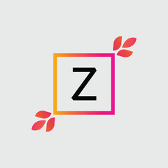 Z logo Colorful Vector Design. Icon Concept. Abstract modern
