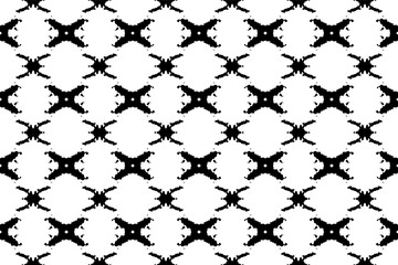 Naklejka premium Seamless batik pattern,geometric tribal pattern,it resembles ethnic boho,aztec style,ikat style.luxury decorative fabric pattern for famous banners.designed for use fabric,curtain,carpet,Batik