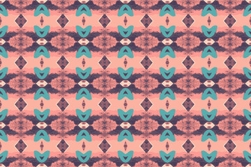 Seamless batik pattern,geometric tribal pattern,it resembles ethnic boho,aztec style,ikat style.luxury decorative fabric pattern for famous banners.designed for use fabric,curtain,carpet,Batik