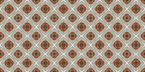 Seamless batik pattern,geometric tribal pattern,it resembles ethnic boho,aztec style,ikat style.luxury decorative fabric pattern for famous banners.designed for use fabric,curtain,carpet,Batik