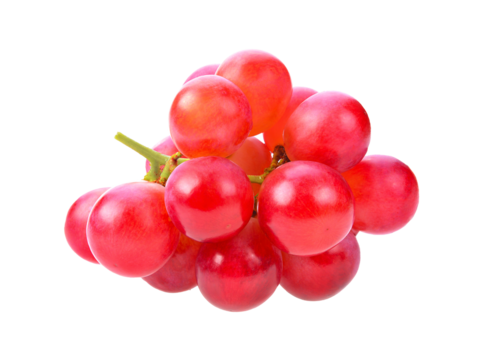 red grape isolated on transparent png