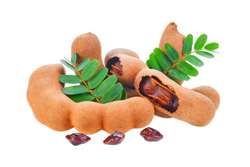 Tamarind isolated on transparent png