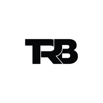 TRB letter monogram logo design vector