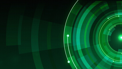 Abstract HUD Hi-tech futuristic digital display sci-fi Information technology background.