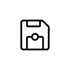 Floppy disk icon vector design trendy