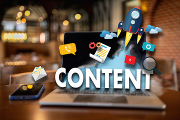 content marketing business Content communication Data Blogging Media Publication Information Vision...