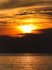 Beautiful sunrise at the beach