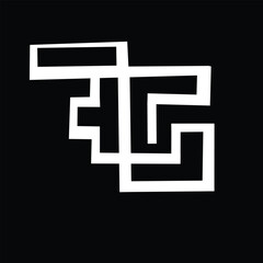 Obraz premium Black and white logo design/ vector cross symbol