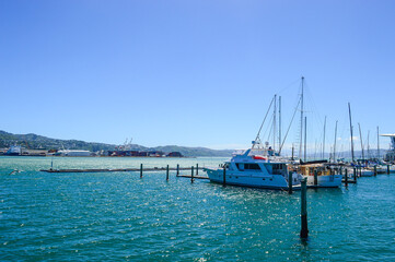 Obraz premium Boats Waiting At Dock