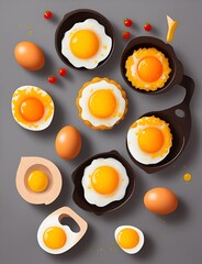 Eggs Vector Generative Art