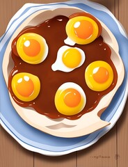 Eggs Vector Generative Art