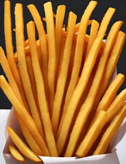 French Fries Vector Generative Art