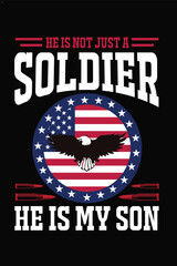 USA Veteran T shirt design.