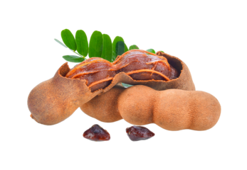 Tamarind isolated on transparent png