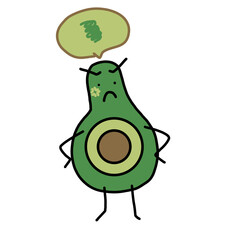 angry avocado