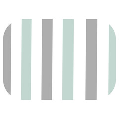 Memphis Sliced Rounded Rectangle