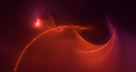 3D rendering abstract colorful fractal light background