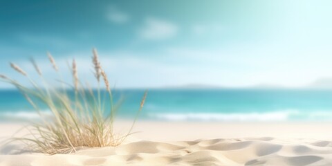 beach with generative ai