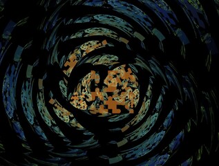 Imaginatory fractal abstract background Image