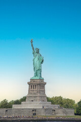 Fototapeta na wymiar Statue of Liberty in New York City Manhattan