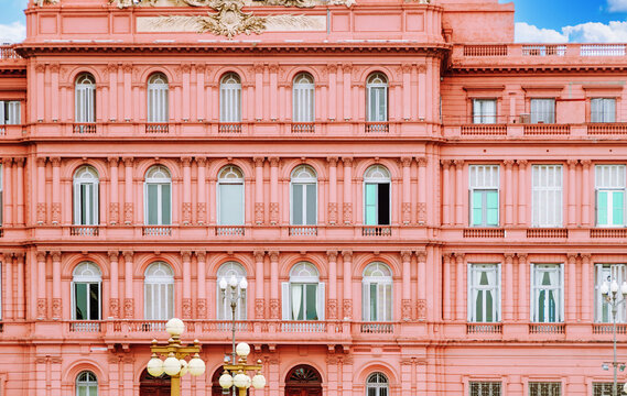 The Pink House Casa Rosada also known as Government House Casa de Gobierno