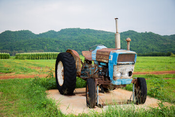 Vintage cars that used to be used in corn fields, sugar cane fields