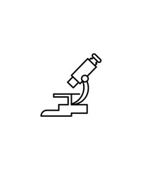microscope icon, vector best line icon.
