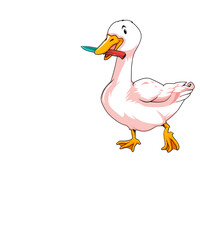FUNNY GOOSE DUCK TSHIRT DESIGN TRANSPARENT READY TO PRINT