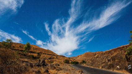 landscape with clouds