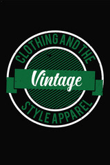 Vintage T-shirt Design.