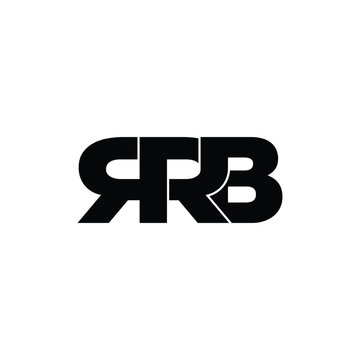 RRB letter monogram logo design vector