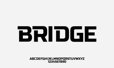 Sport Modern Regular Alphabet Font. Typography urban style fonts for technology, digital, movie logo design. vector illustration