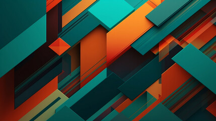 Abstract wallpaper colorful design shapes and texture. Generative ai.