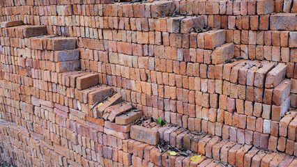 Brick blocks for house construction