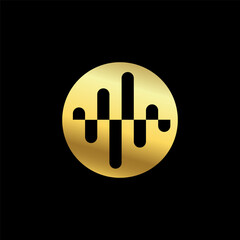 Pulse logo vector design illustration