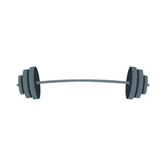 barbell barbell illustration for lifestyle design. Sport equipment. Vector