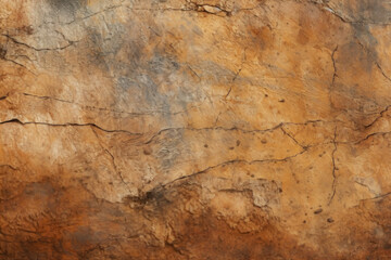 Cave Stone Old Wall With Ground Layers For Wallpaper And Background Created With Artificial Intelligence