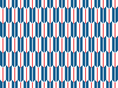 arrow straight line 2D art blue red circus vector pattern art abstract background wallpaper