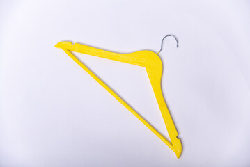 clothes hanger isolated on white background