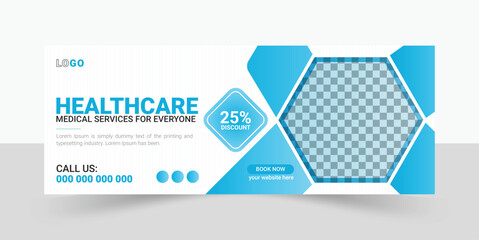 Medical, Hospital, Healthcare Facebook Cover Photo Design.