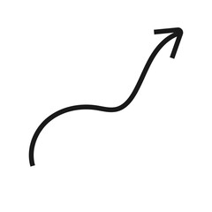 Abstract Line Arrow