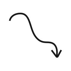 Abstract Line Arrow