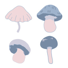 set of mushrooms 2