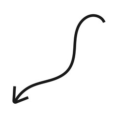 Abstract Line Arrow