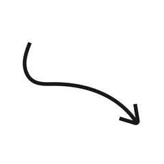Abstract Line Arrow