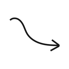 Abstract Line Arrow
