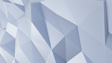 Abstract background metallic crystal design 3d render