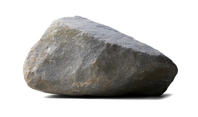 Stone isolated on transparent or white background, png - obrazy, fototapety, plakaty