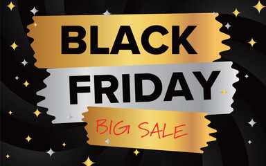 ブラックフライデー　黒背景　サンバースト　キラキラ　ペンキ